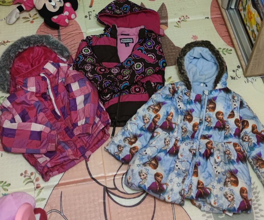 Зимова тепла куртка на 4 роки, 104-110 см