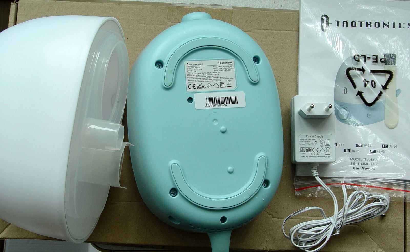 увлажнитель воздуха TaoTronics TT-AH038 - майже новий