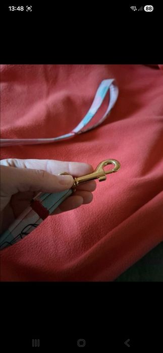 Obróżka i smyczka na małego pieska