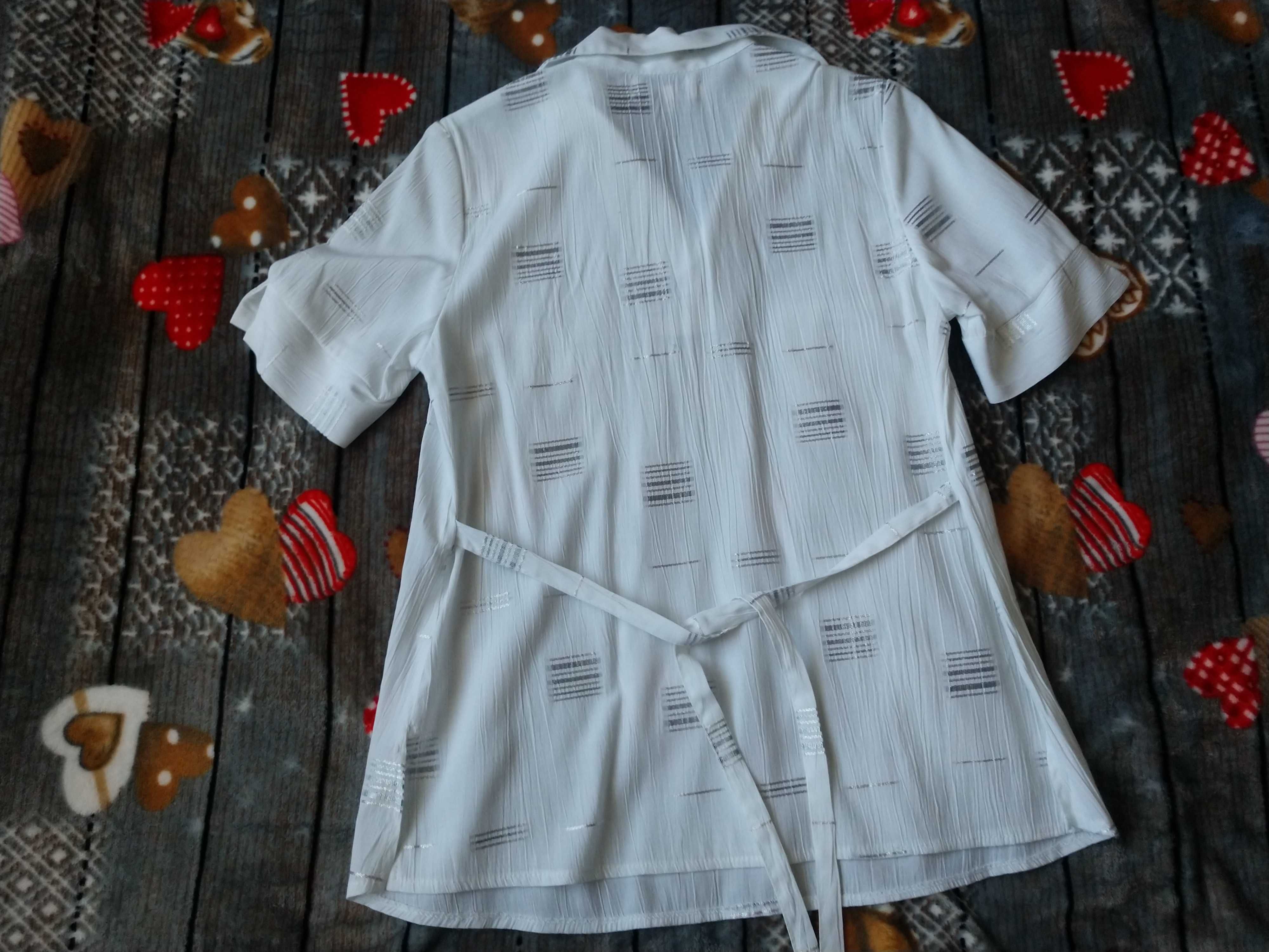 Блузка, сорочка біла для вагітних розмір 44-46