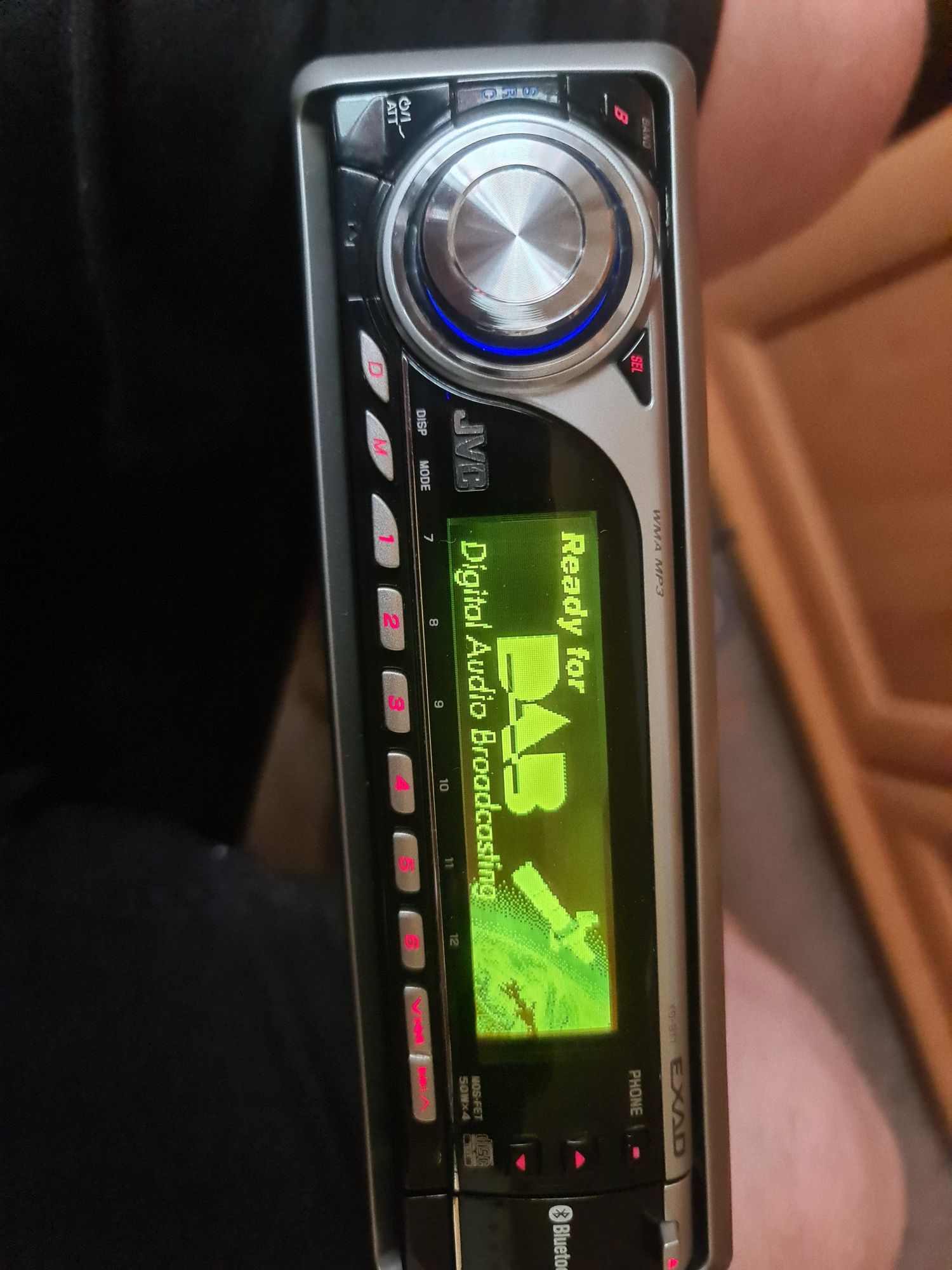 Radio JVC KD BT1 Bluetooth USB aux zmienne kolory rgb wysoki model