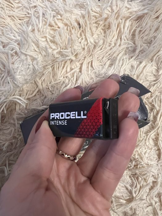 Батарейка 9v (6F22) Duracell Procell Alkaline