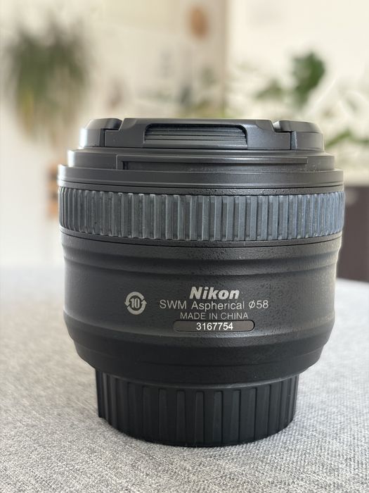 Lente Nikon AF-S NIKKOR 50mm f/1.8G