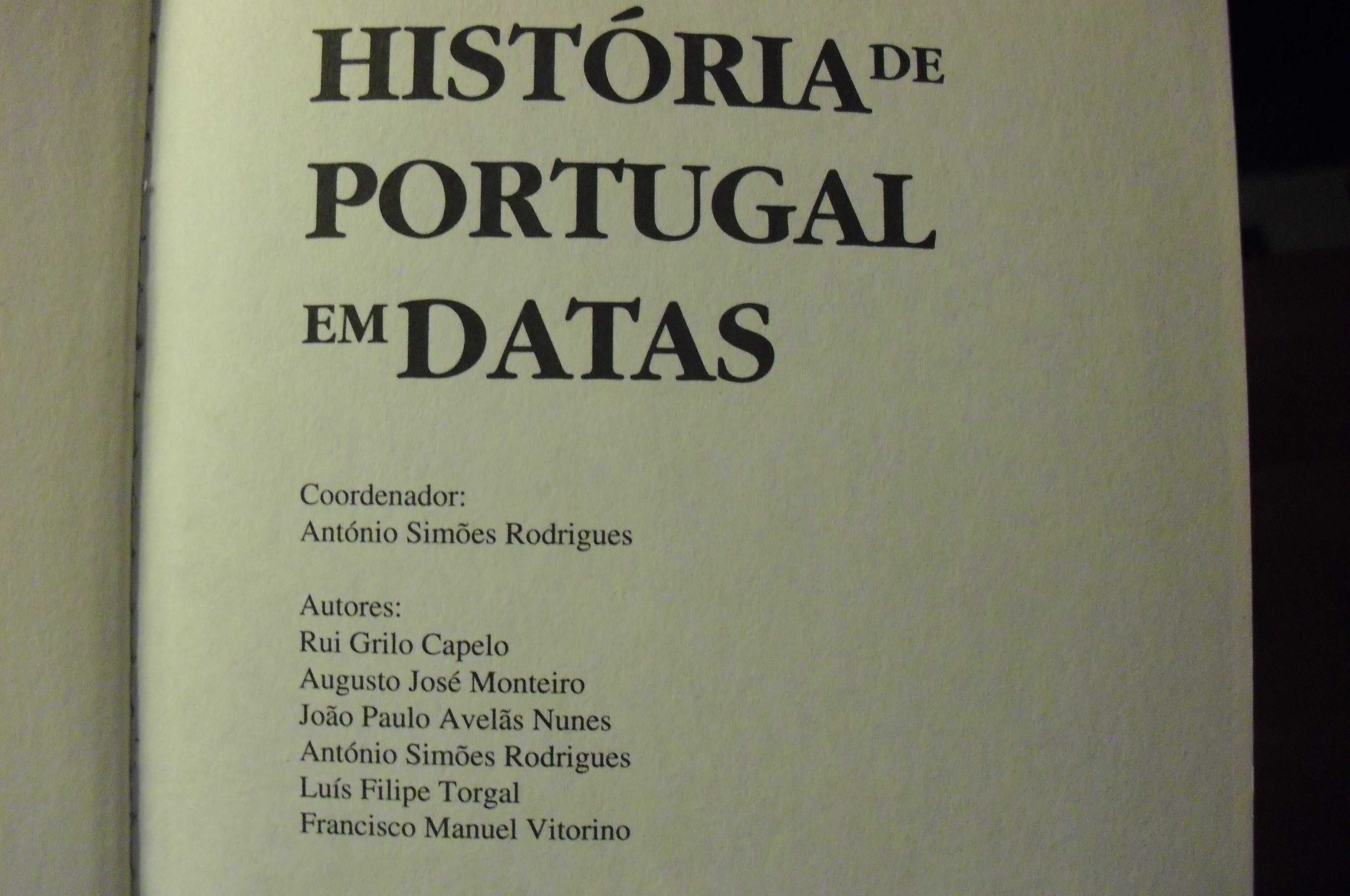 Livro Histórua de Portugal por datas