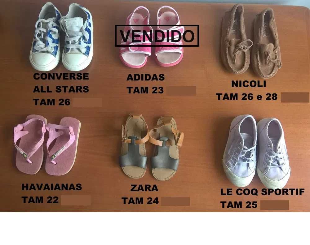 Sapatos, sapatilhas, botas, sandálias para crianças