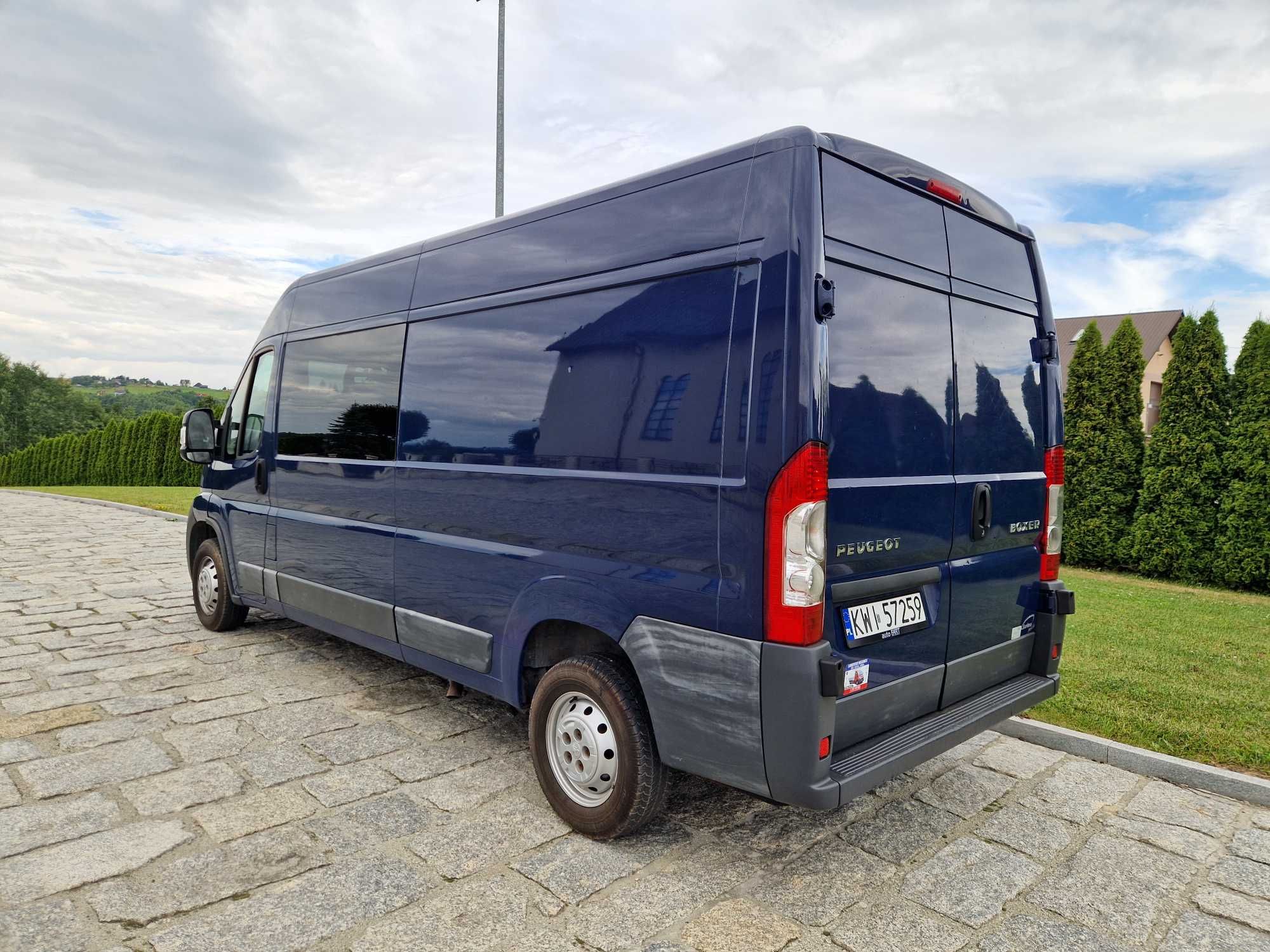 Peugeot Boxer Brygadówka 7 Osób L3H2 Krajowy 1Wł Klima ducato F-Vat23%