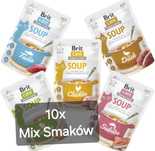 Brit Care Soup 10x + Gratis, Mix Smaków Zupa dla Kota Saszetki Urinary