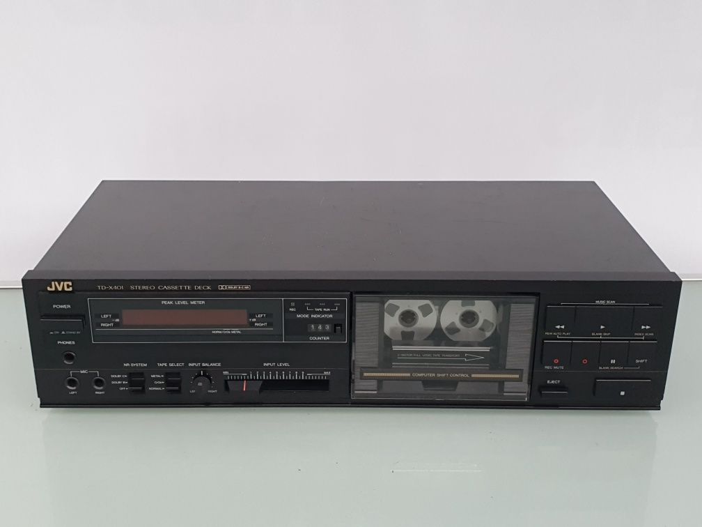 Magnetofon JVC TD-X401 Dolby B C vintage