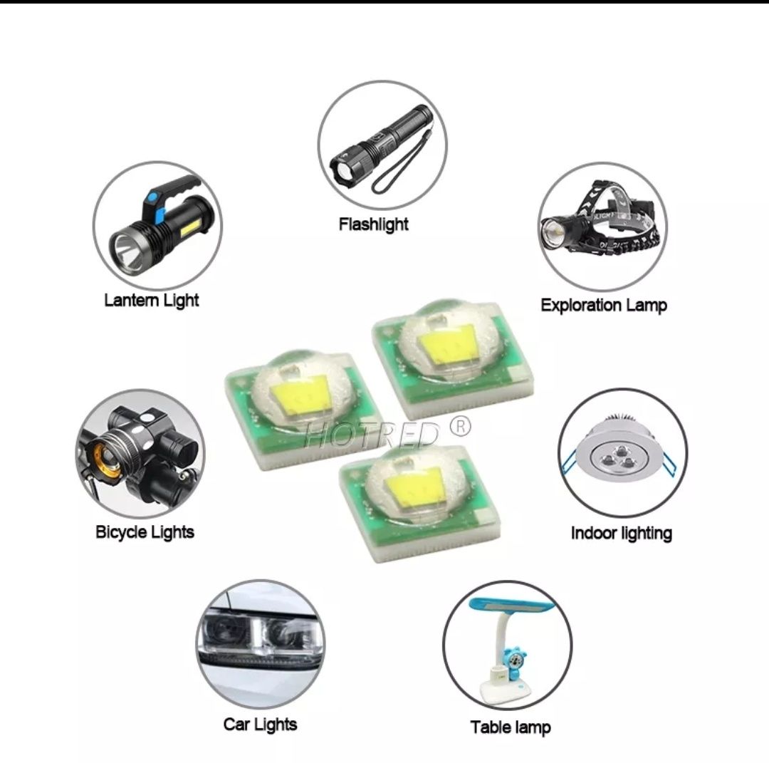Led 3w , 30 000k