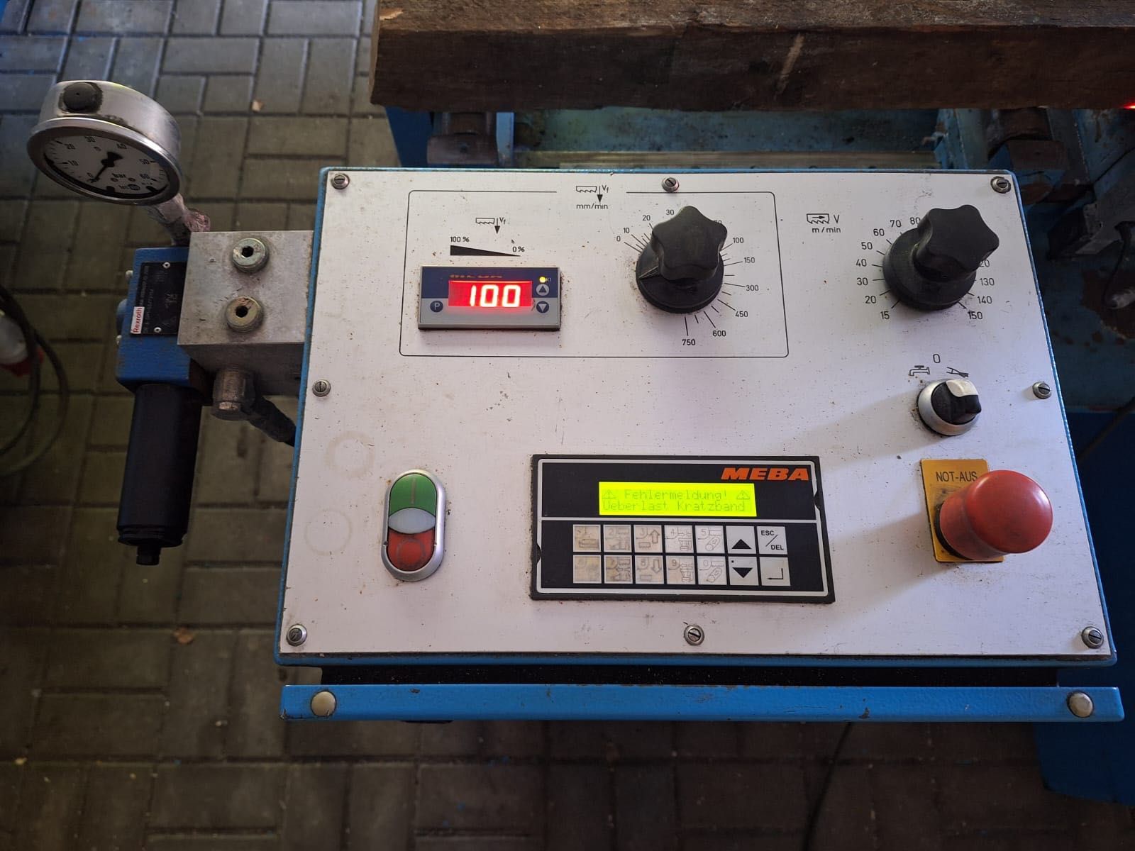 Przecinarka MEBA Eco 335A CNC Automat docisk pakietowy (Amada/Kasto)
