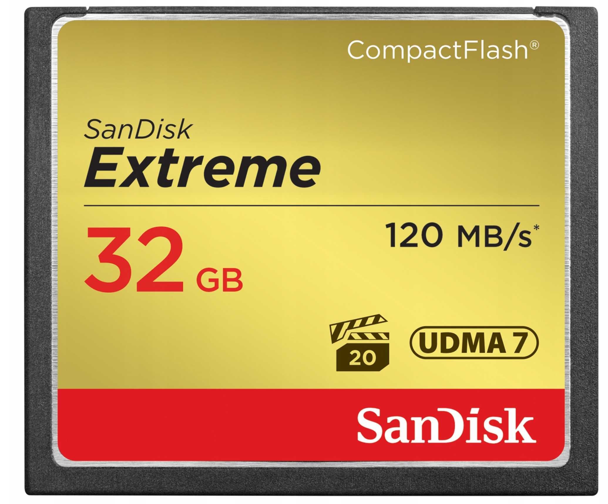 Karta pamięci CompactFlash SanDisk SDCFXSB-032G-G46 32 GB