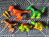 Zestaw zabawka dinozaur dinozaury do skręcania składania sensoryczne