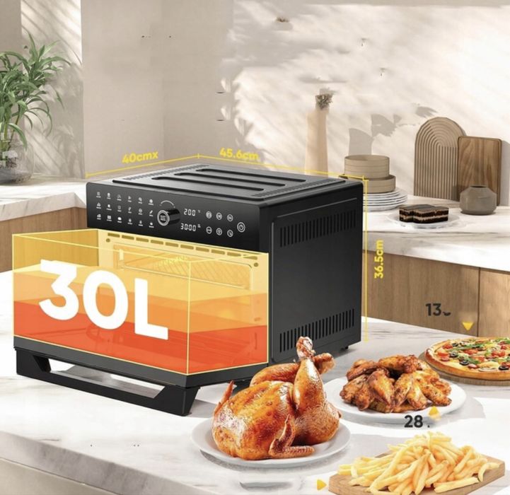 Mini piekarnik Cookwise AFO-17D-RC3 30 l czarny Air Fryer