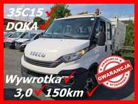 Iveco DAILY 35C15 C 15  35C15 3,0 150KM Doka Bliźniak Wywrotka 3,5t Na HakU!! Klima