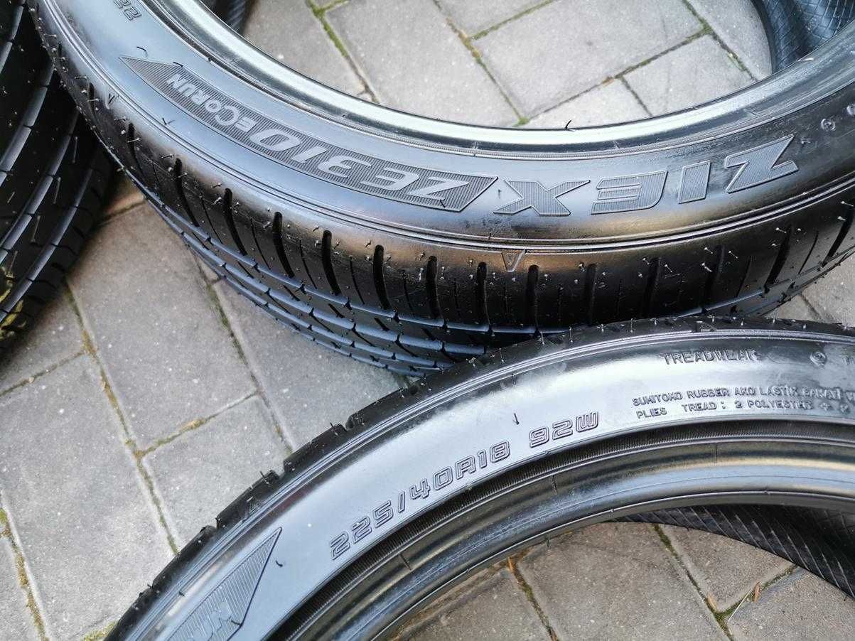 225/40 92W R18 FALKEN ZE310 8mm 2018r NOWE Letnie Opony 4szt