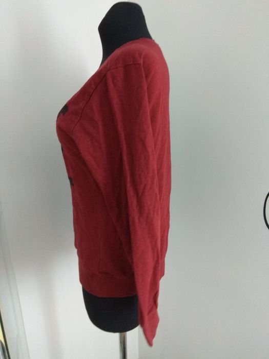 Bluza damska just chill sportowa FB sister bordo dla puszystej L 44 46