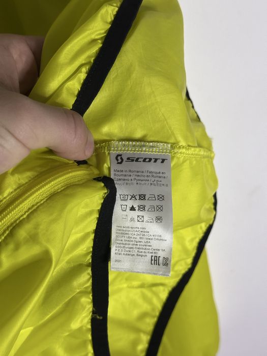 SCOTT RC Team Cycling Windbreaker Jacket вело куртка ветровка скот