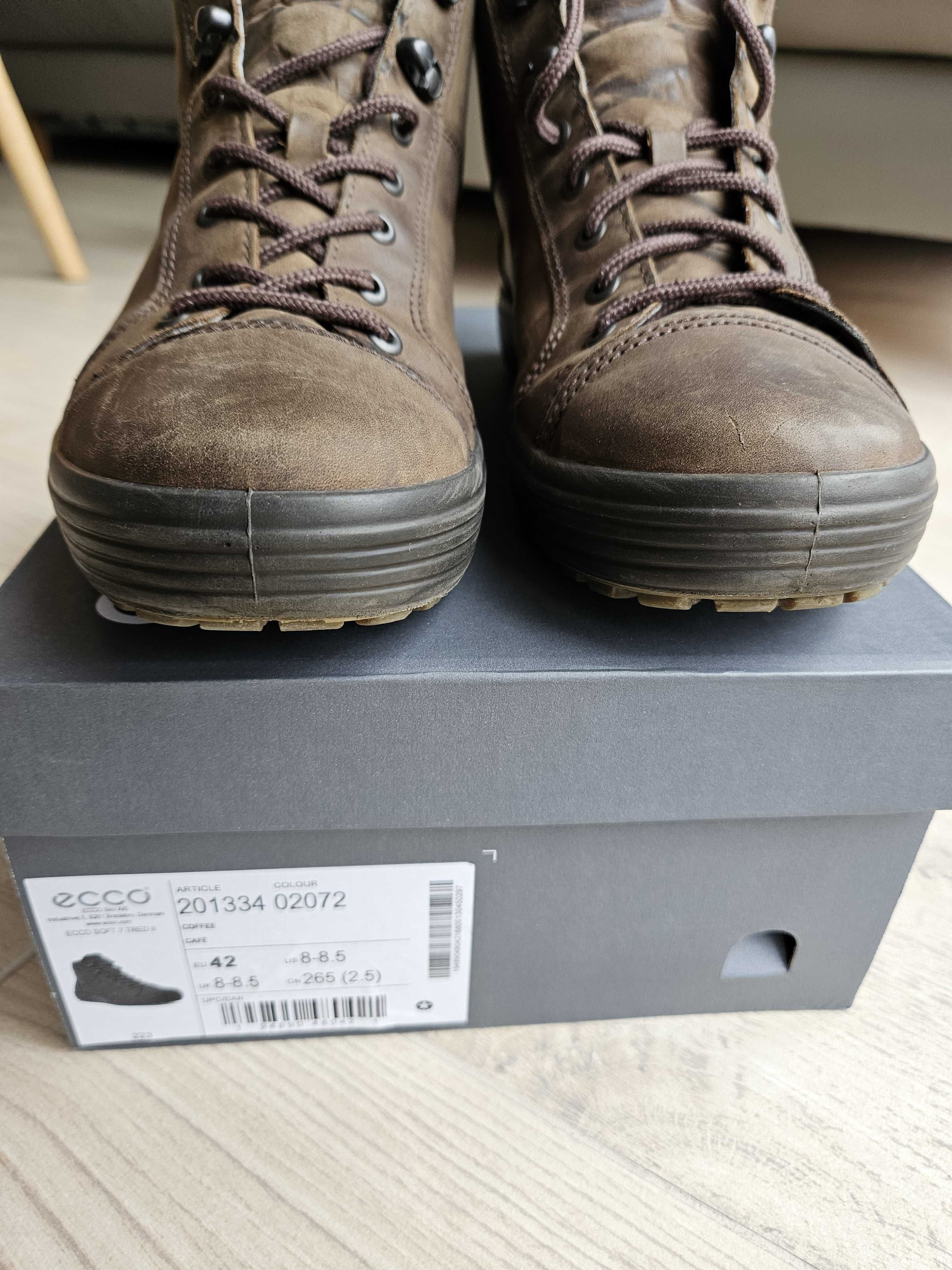 Buty ecco zimowe 42 hydroxmax soft 7 tred II nubuk