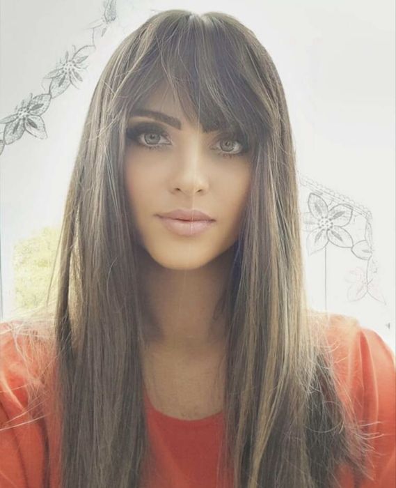 Wlosy peruka braz z delikatnymi pasrmkami