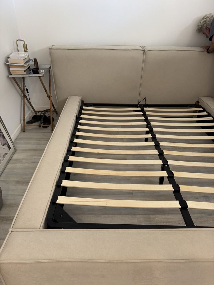 Cama com estrado elevatorio sklum
