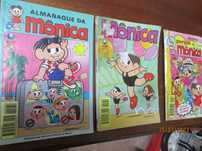 8 livros de banda desenhada, Mónica Cascão, Mangali, Donald,..