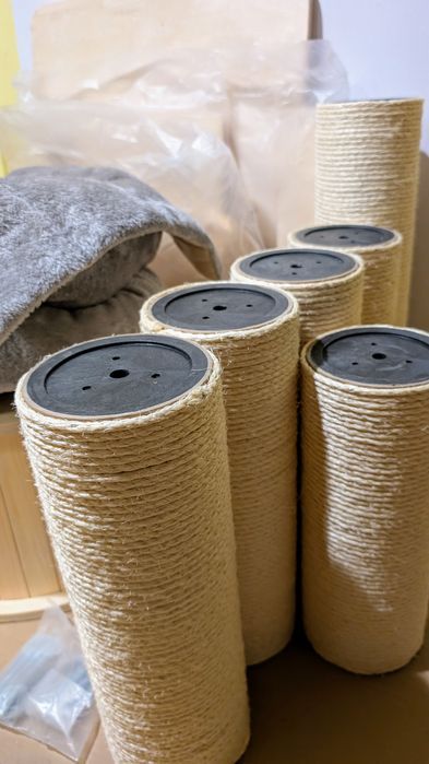 Natural Paradise Drapak Dla Kota Magnolia Xl Plus 105X90X175Cm Szary