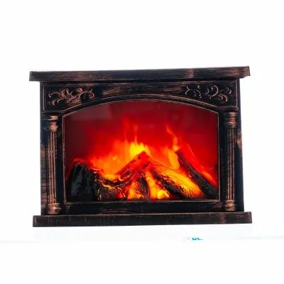 Декоративний камін-світильник з LED-підсвіткою