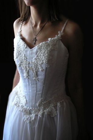 Новое свадебное платье.