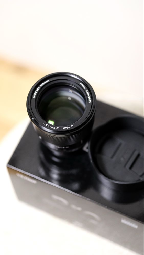Обʼєктив Viltrox 75 mm f1.2 Pro для Fujifilm