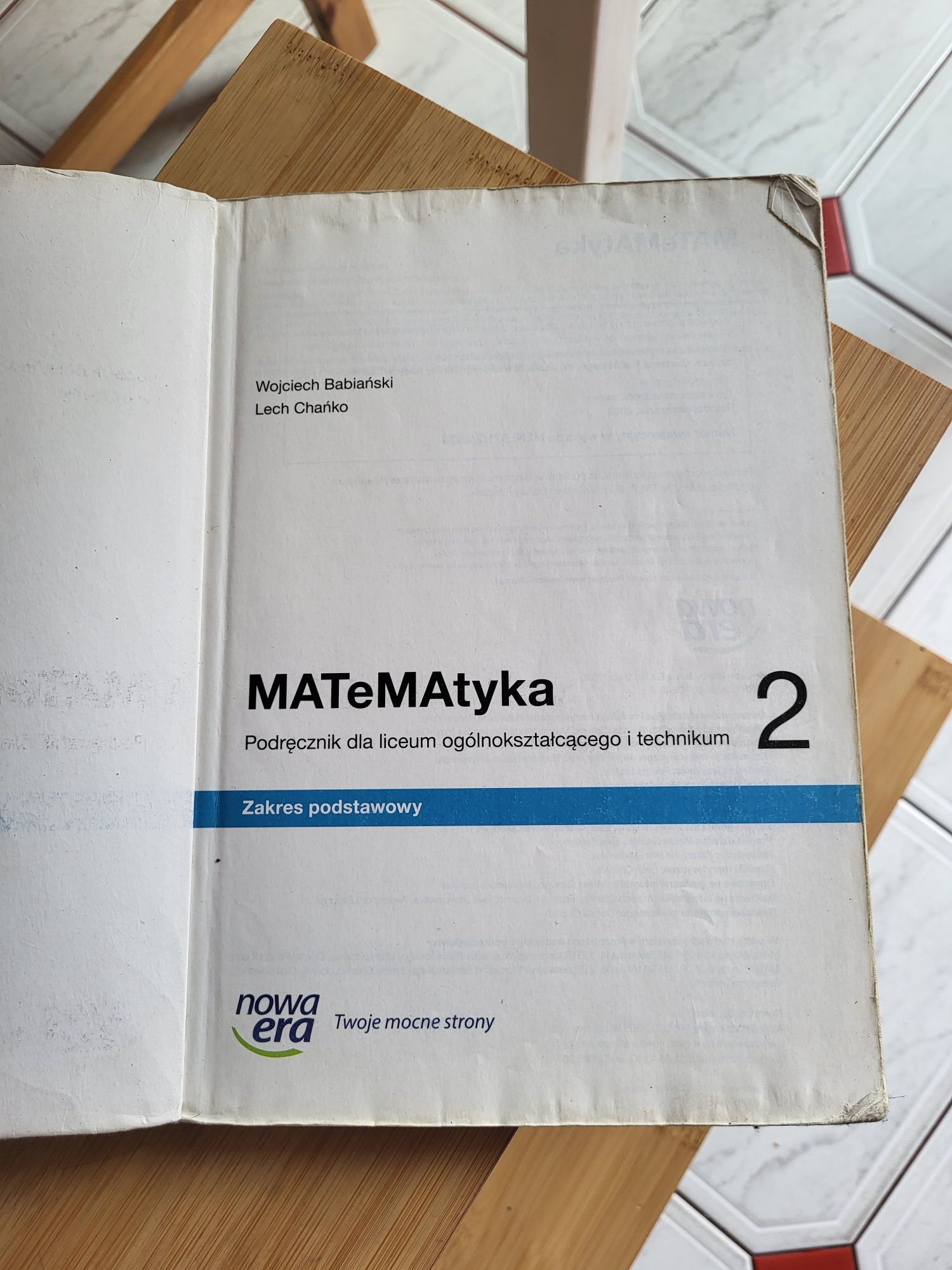 Podręcznik Matematyka 2 zakres podstawowy Nowa Era