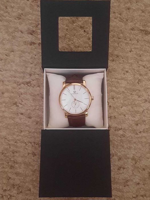 НОВИЙ чоловічий механічний наручний годинник FORSINING GOLD