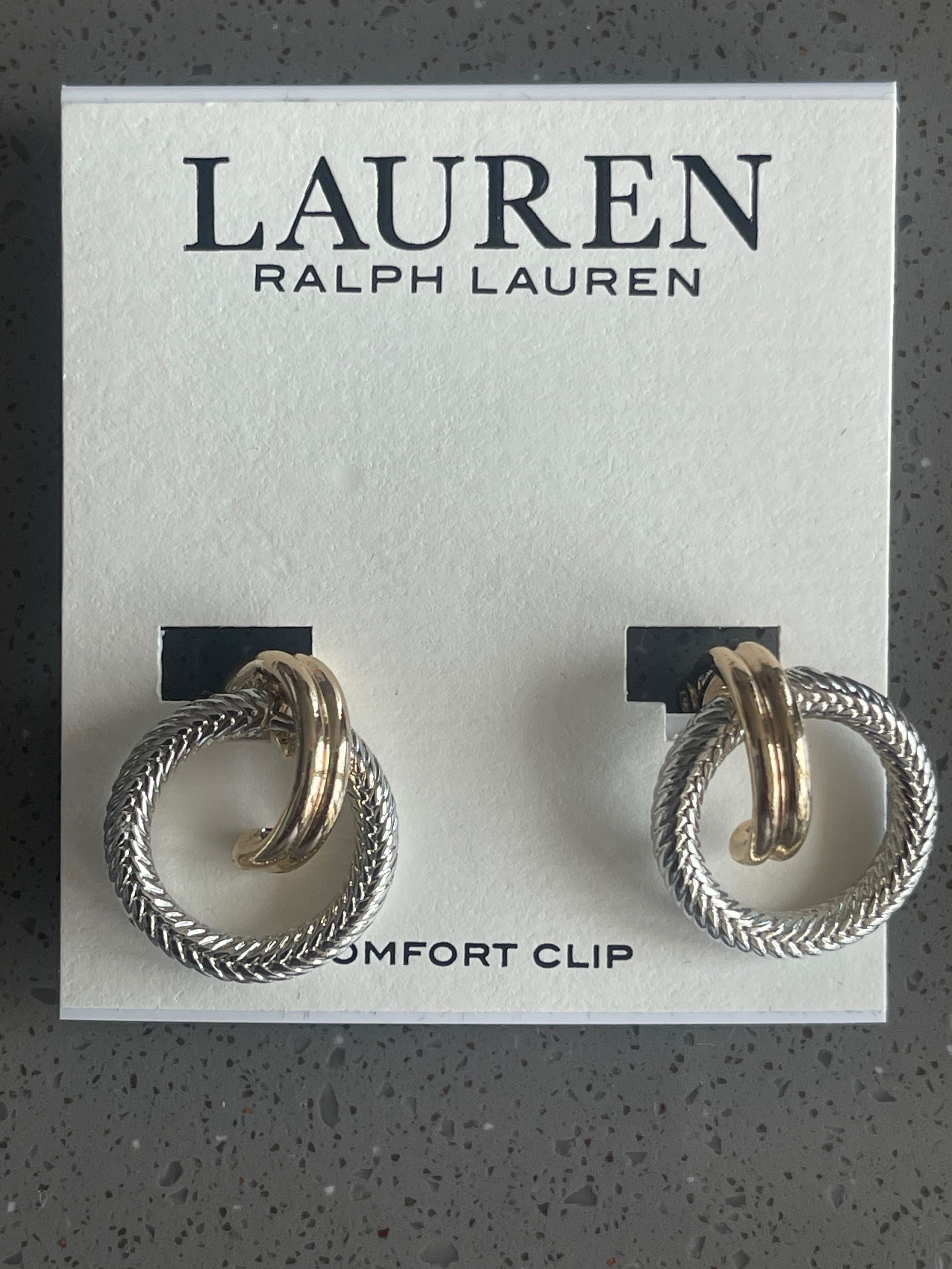 Ralph Lauren original Клипсы крупные, новые