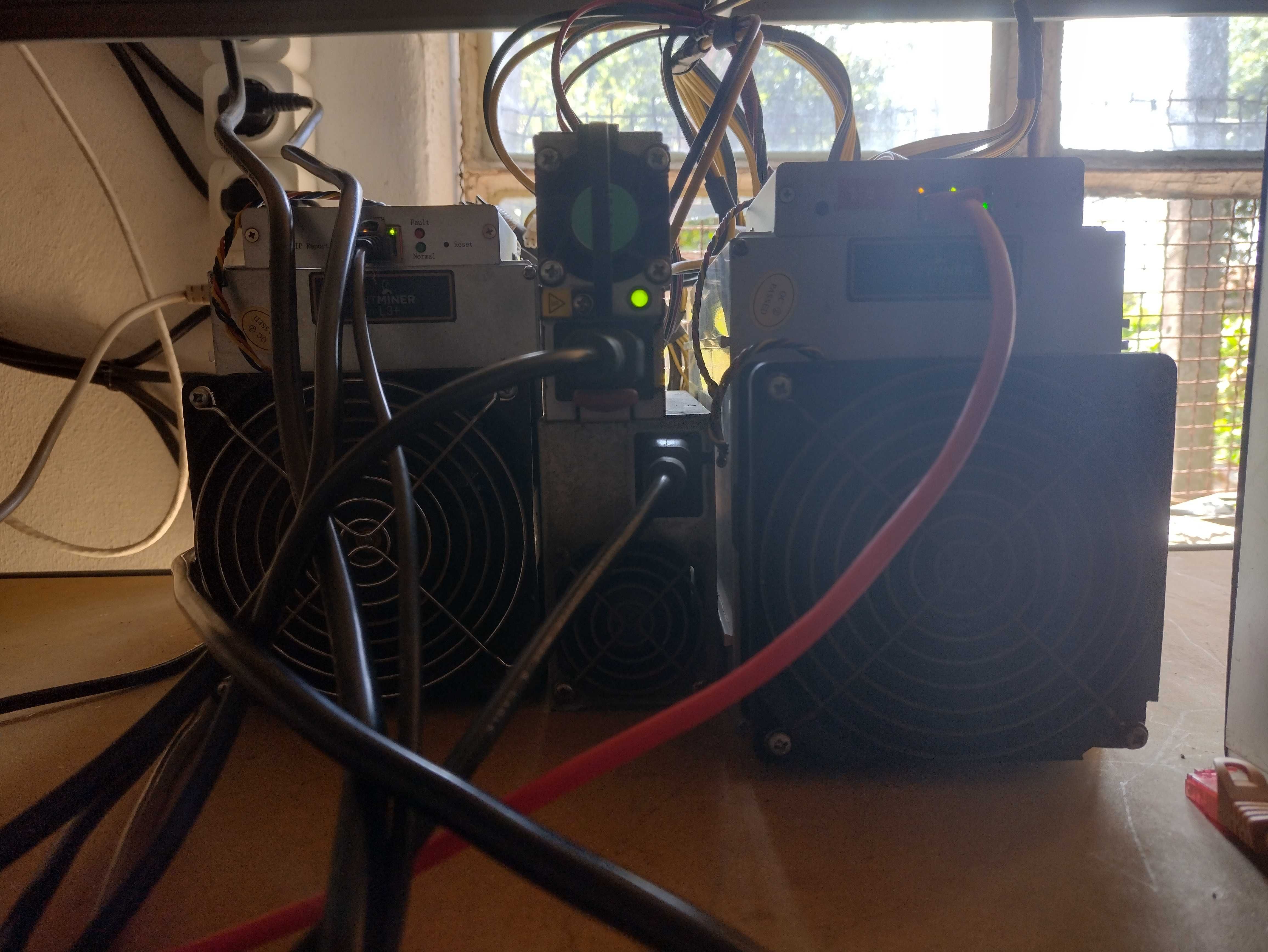 Miner Asic Antminer Aisen L3+ 500MH a 100%