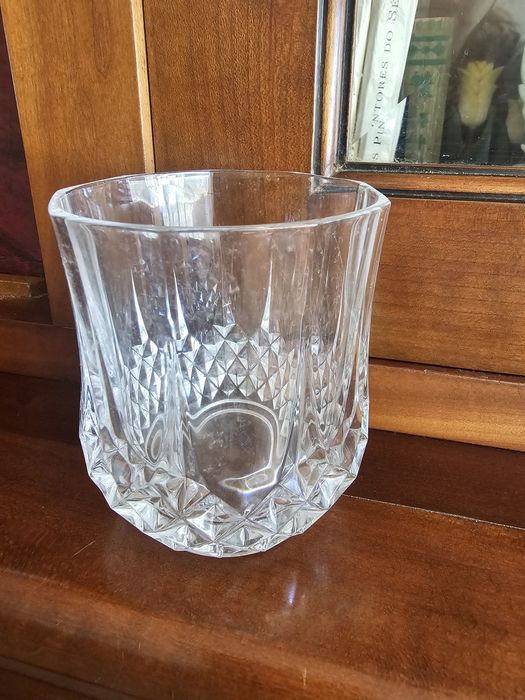 Conjunto de copos de cristal para whisky
