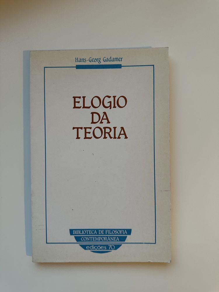 Livro Elogio da Teoria