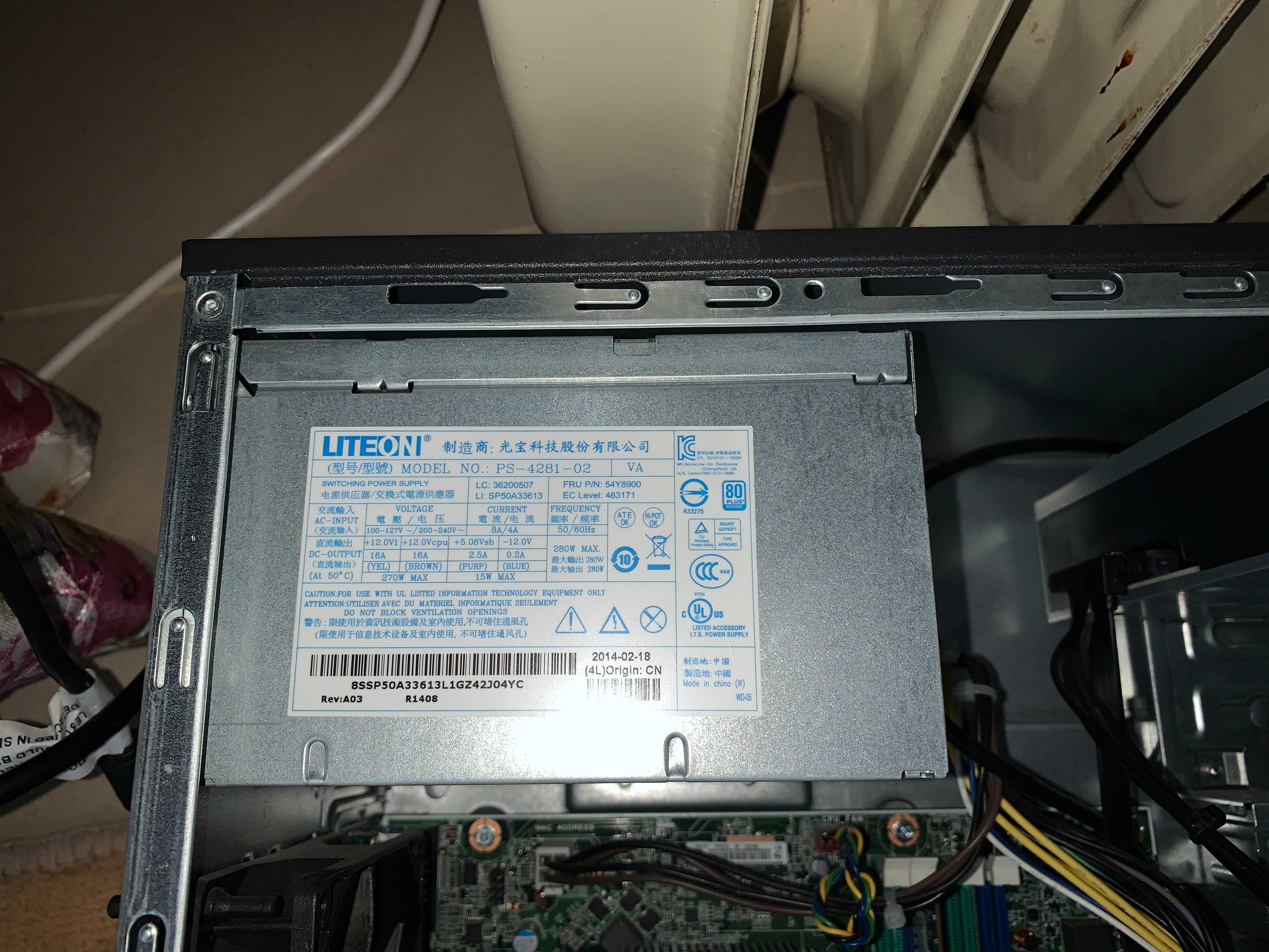 Lenovo Thinkcentre,Intel Core I3-4130 3.40 Ghz, Intel Hd Graphics 4400