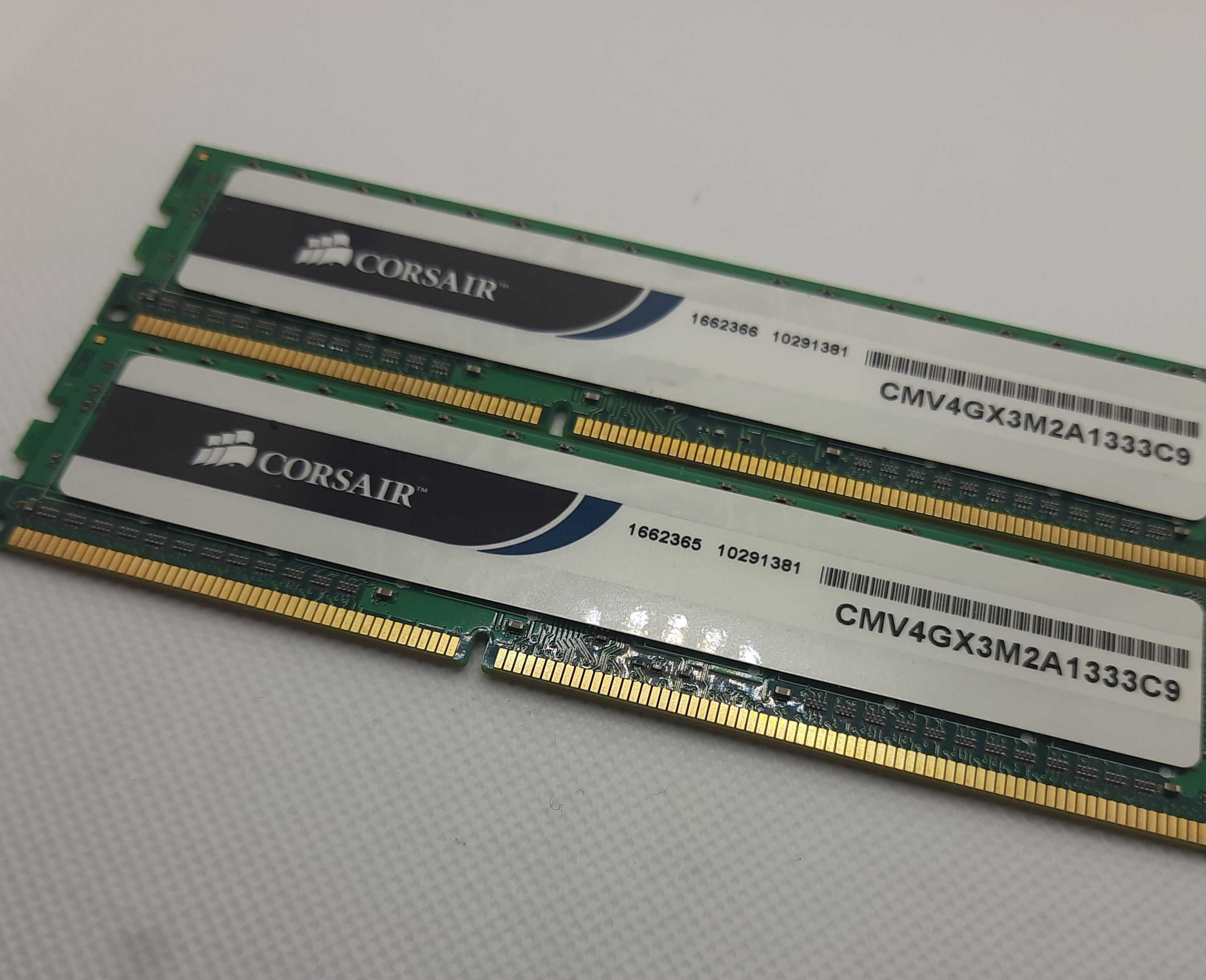 1. Pamięć RAM Corsair DDR3 2+2 GB, 1333