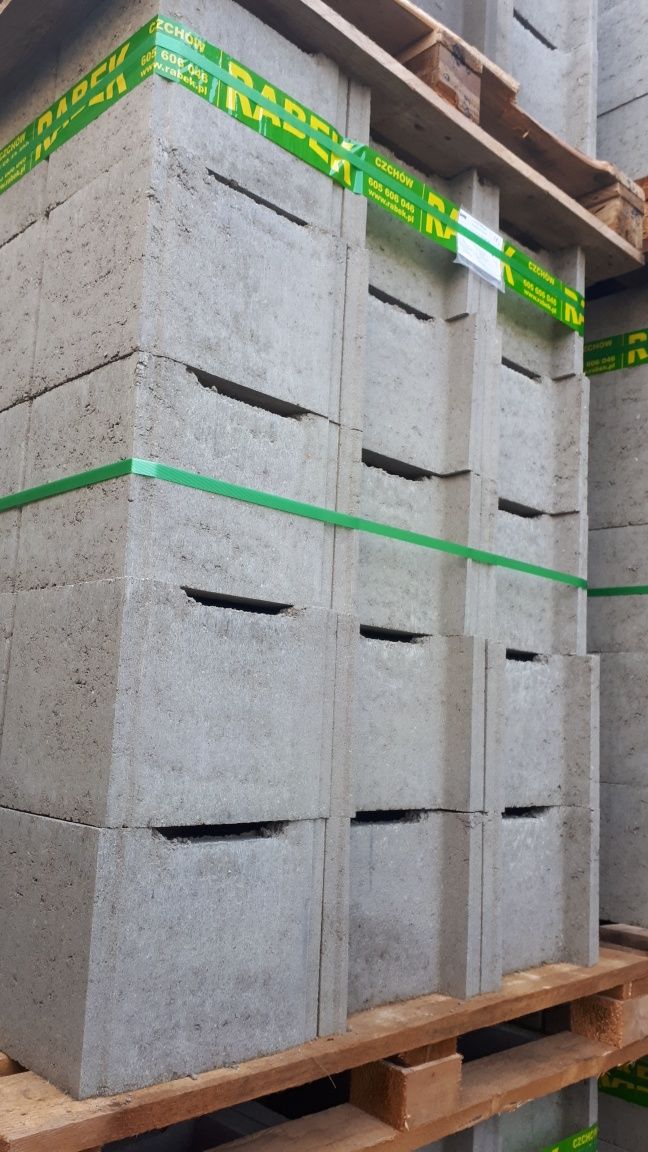 Pustaki betonowe  bloczki murarskie szalunki  szolunkowe