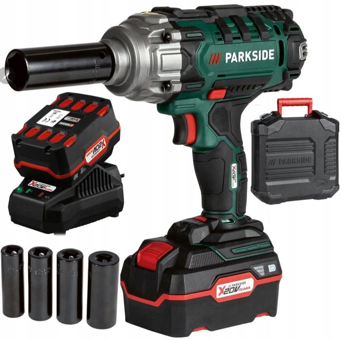 Mocny klucz udarowy Parkside 400Nm z akumulatorem