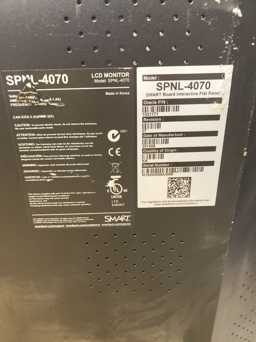 Monitor interaktywny 70"