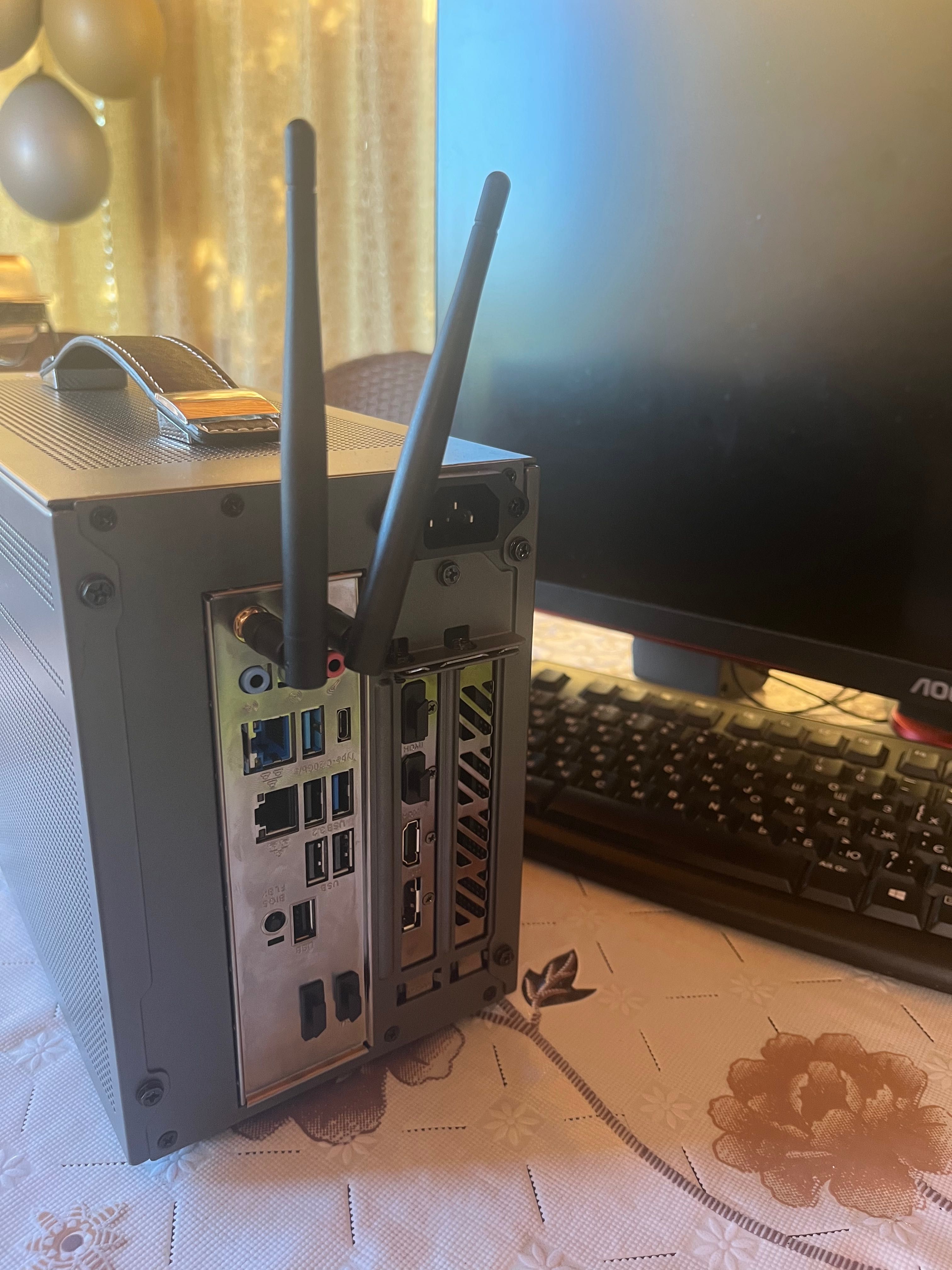 Міні ігровий Компютер i5 12400/rtx4060 8gb/32gb ddr4/ssd 500gb/hdd 2tb