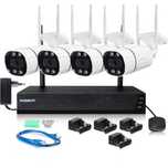 Bezprzewodowy zestaw do monitoringu EasyCam Wi-Fi 4 kamery 5Mpx