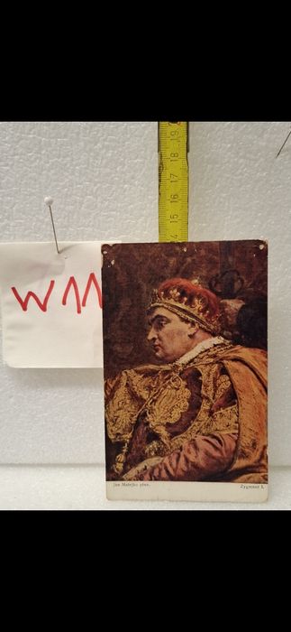 Zygmunt l pocztówka llRp J.Matejko