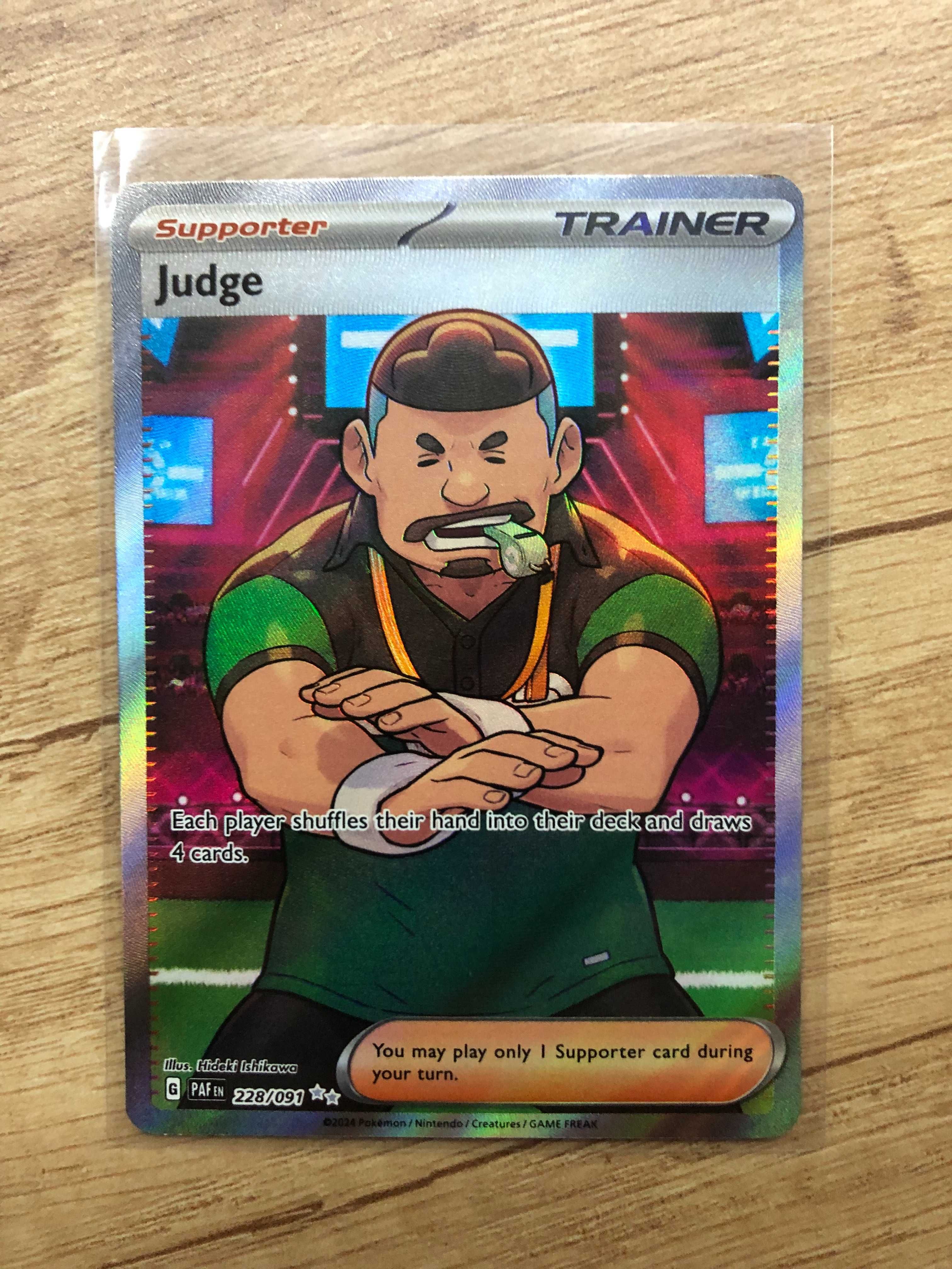 Karta Pokemon Judge 228/091 Paldean Fates