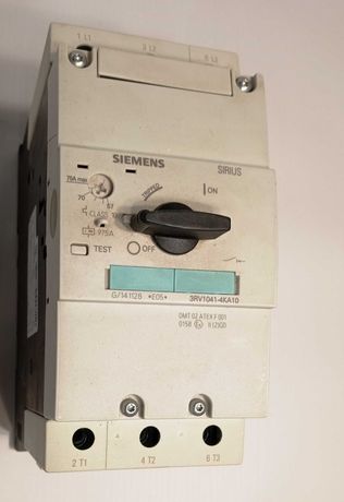 Wyłącznik silnikowy  70kW 57-75A S3 3RV1041-4KA10 Siemens (num. 16)