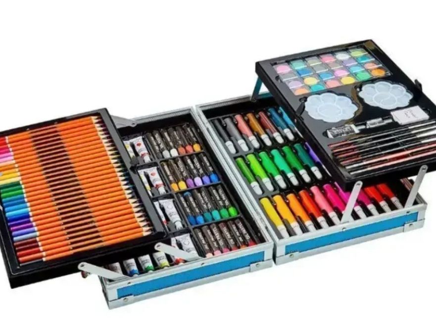 Детский набор для творчества в алюминиевом чемодане “Единорог” 145 пре