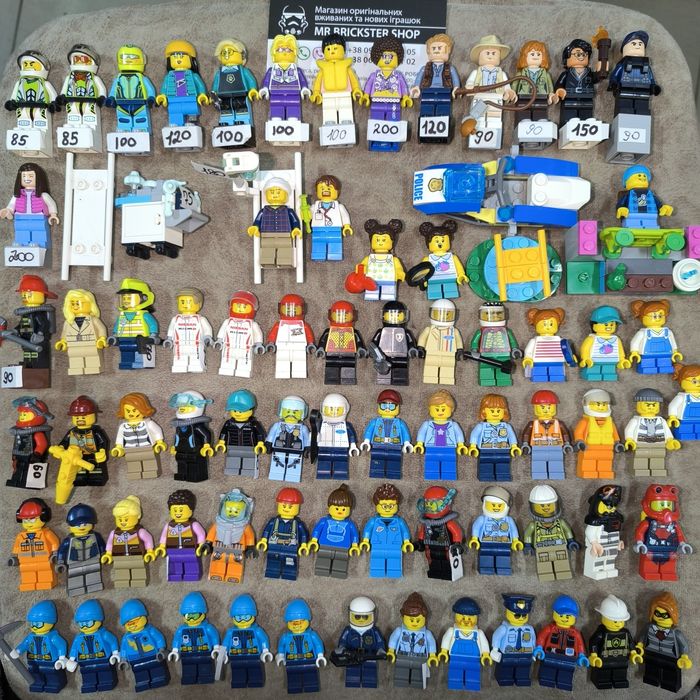 Фігурки Лего Сити Lego City Friends человечки фигурки минифигурки