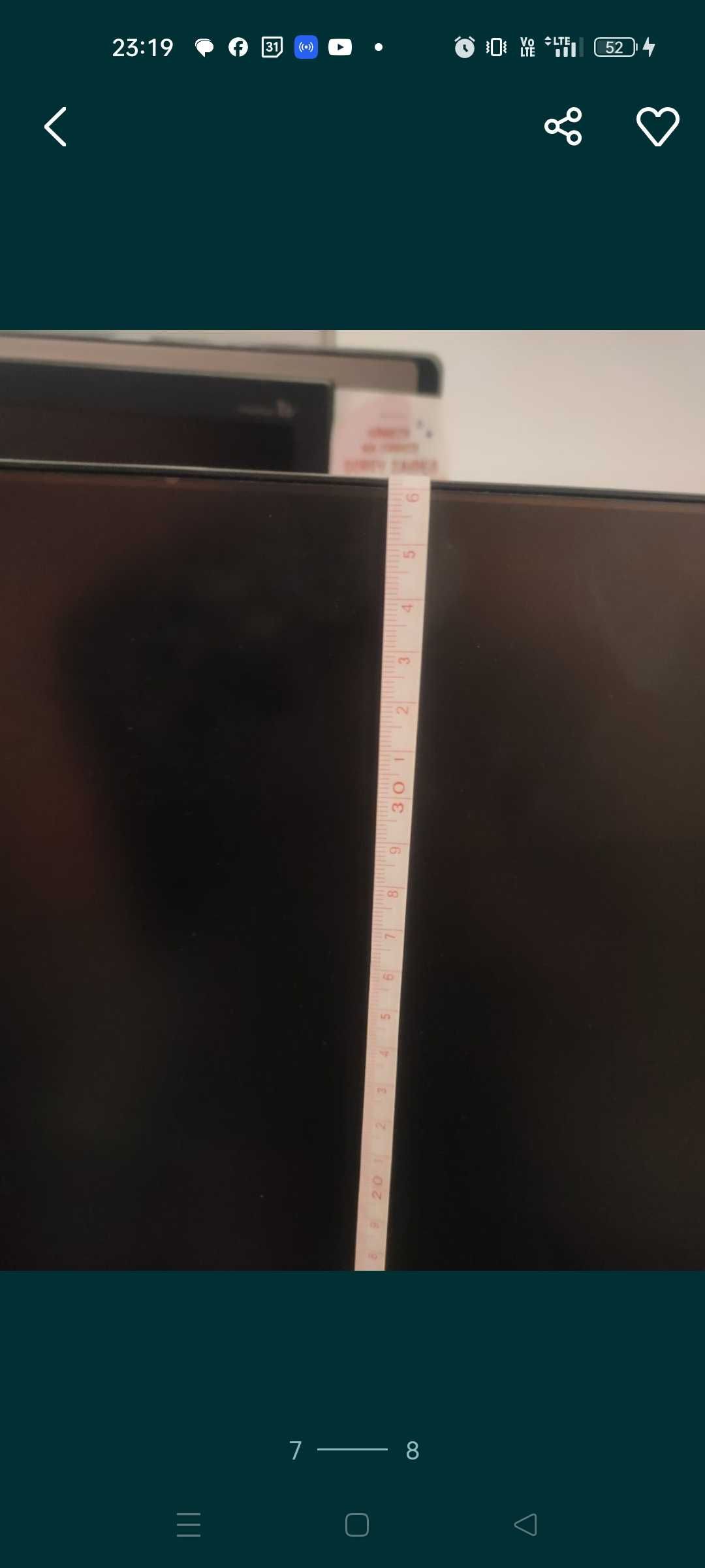 Monitor HP 27f, uszkodzony ekran