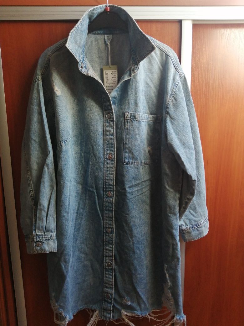 MEGA Super Koszula Dżinsowa Duża Nowa z metką H&M oversize