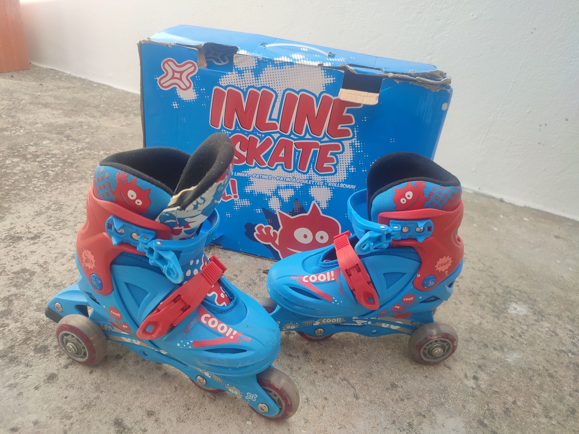 Patins em linha criança